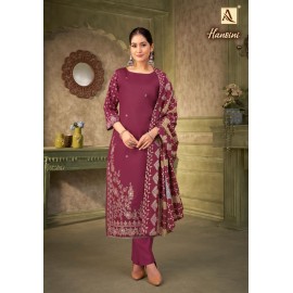 HANSINI ALOK SUITS  (Cotton Dupatta)
