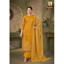 HANSINI ALOK SUITS  (Cotton Dupatta)