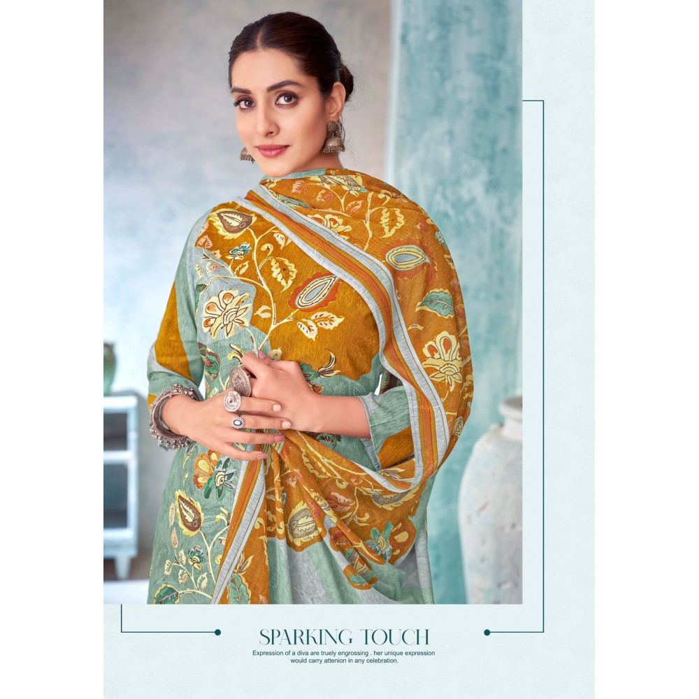 HEZAL 2 ALOK SUITS (Cotton Dupatta)