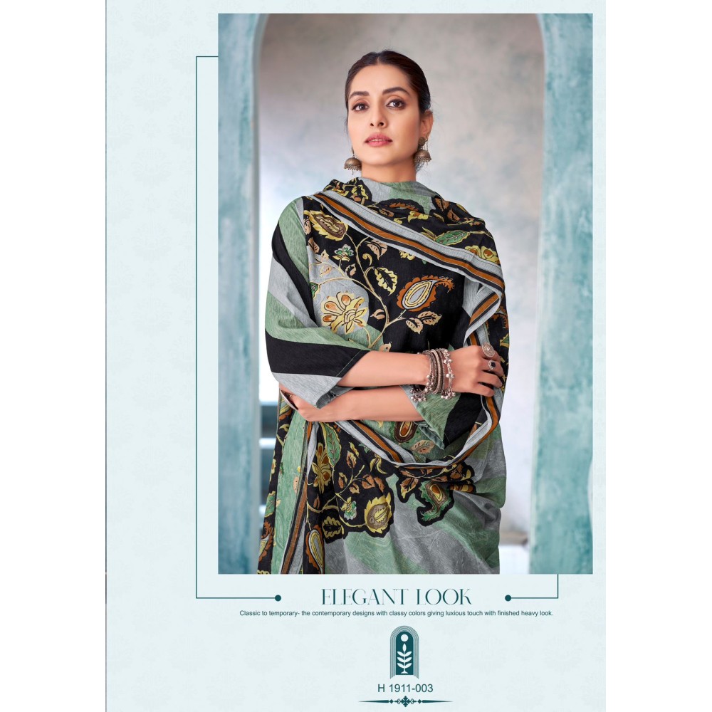 HEZAL 2 ALOK SUITS (Cotton Dupatta)