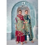 HEZAL 2 ALOK SUITS (Cotton Dupatta)