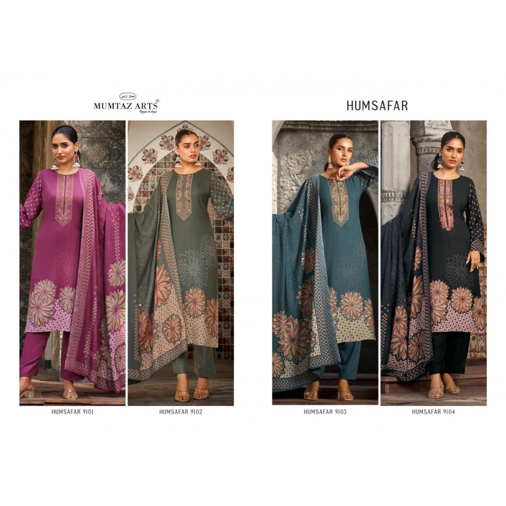 HUMSAFAR BRASSO DUP MUMTAZ ARTS (Winter Collection)