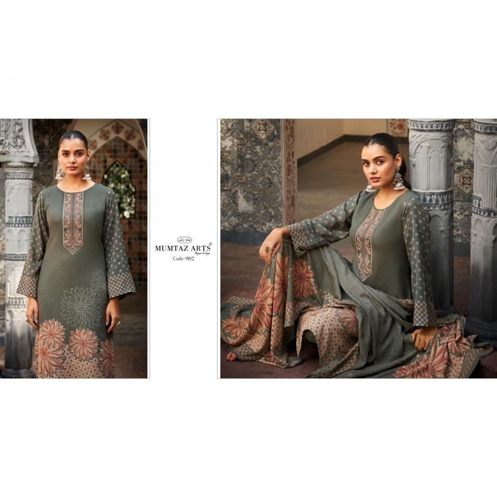 HUMSAFAR BRASSO DUP MUMTAZ ARTS (Winter Collection)