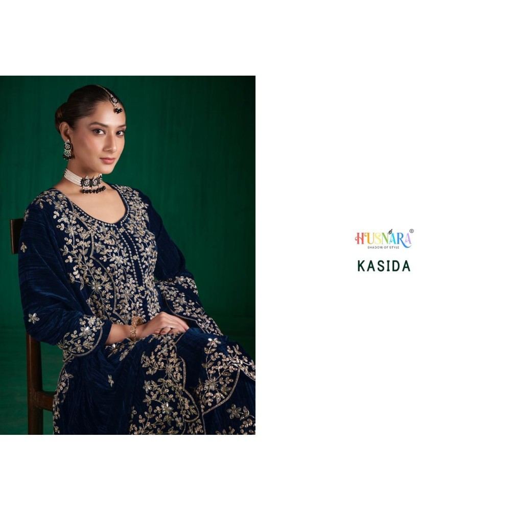HUSNARA KASIDA 1744 VELVET (Winter Collection)