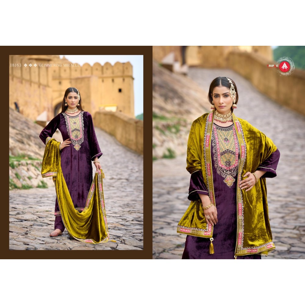 ICONBLAST MAKHMAL VELVET TRIPPLE A