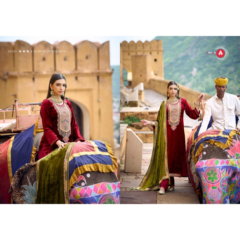 ICONBLAST MAKHMAL VELVET TRIPPLE A