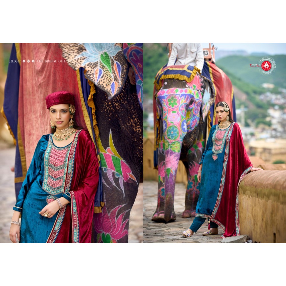 ICONBLAST MAKHMAL VELVET TRIPPLE A