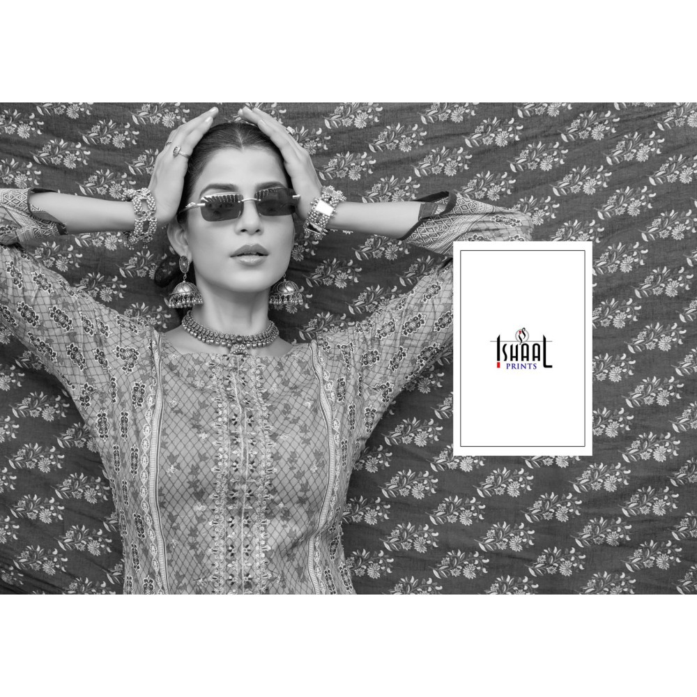 ISHAAL EMBROIDERED VOL 15 (Cotton Dupatta)