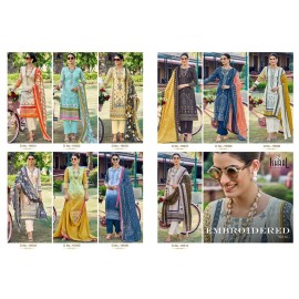 ISHAAL EMBROIDERED VOL 16 (Cotton Dupatta)