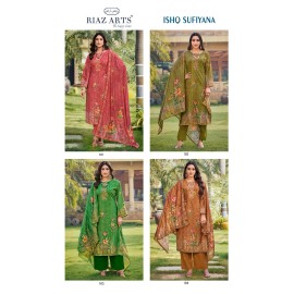 ISHQ SUFIYANA RIAZ ARTS  (Cotton Dupatta)