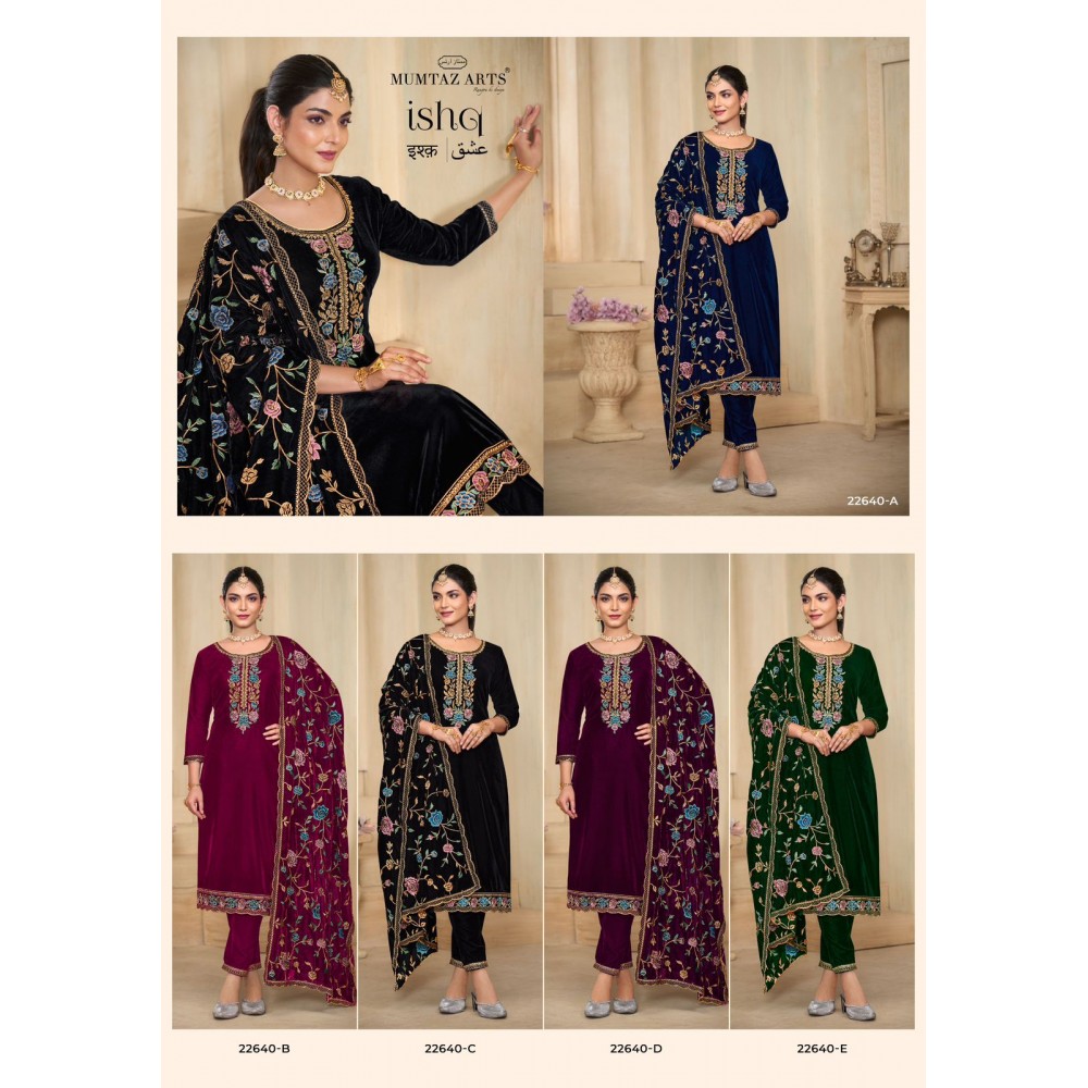 ISHQ VALVET MUMTAZ ARTS (Winter Collection)