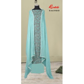 ITALIAN 2152 ABCD RIVAA (Pure Dupatta)