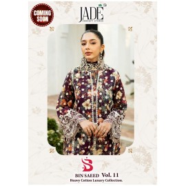 JADE BIN SAEED HEAVY LUXURY VOL 11 (Cotton Dupatta)
