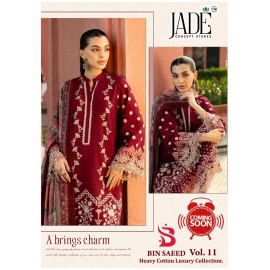 JADE BIN SAEED HEAVY LUXURY VOL 11 (Cotton Dupatta)