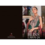 JADE BLISS LAWN 24 BY DEEPSY SUITS (Cotton Dupatta)