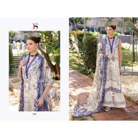 JADE BLISS LAWN 25 DEEPSY SUITS  (Chiffon Dupatta)