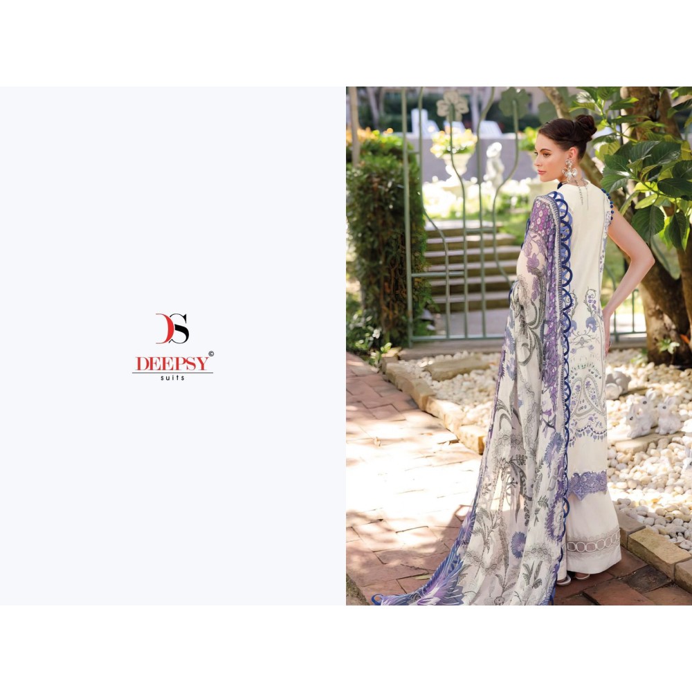 JADE BLISS LAWN 25 DEEPSY SUITS  (Cotton Dupatta)