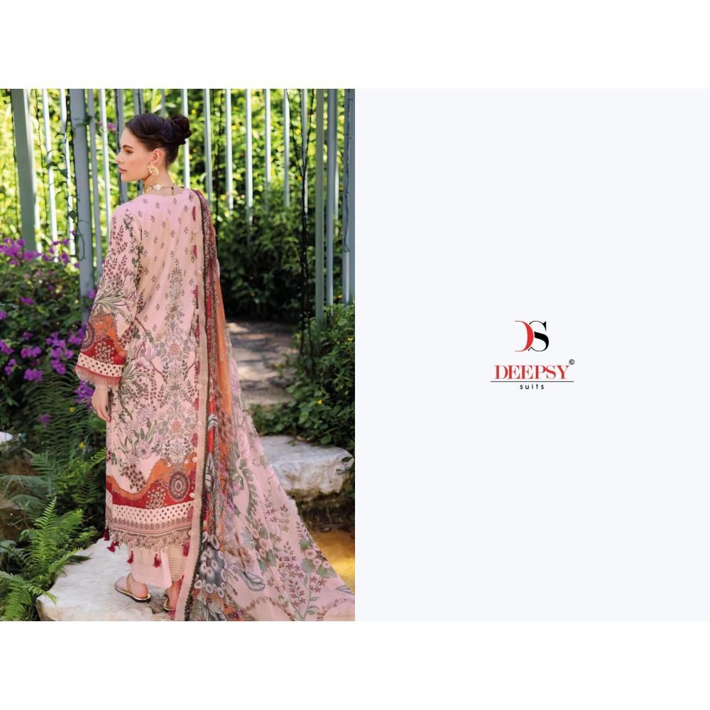 JADE BLISS LAWN 25 DEEPSY SUITS  (Cotton Dupatta)
