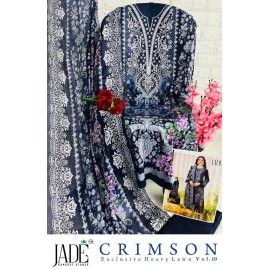 JADE CRIMSON EXCLUSIVE HEAVY LAWN COLLECTION VOL 20 (Cotton Dupatta)
