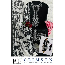 JADE CRIMSON EXCLUSIVE HEAVY LAWN COLLECTION VOL 20 (Cotton Dupatta)