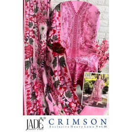 JADE CRIMSON EXCLUSIVE HEAVY LAWN COLLECTION VOL 20 (Cotton Dupatta)