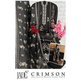 JADE CRIMSON EXCLUSIVE HEAVY LAWN COLLECTION VOL 9 (Cotton Dupatta)