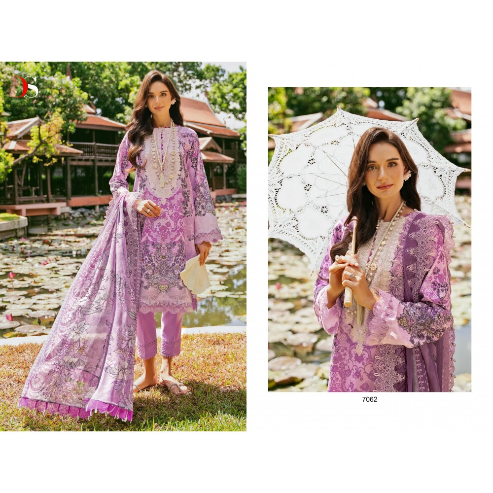 JADE NEEDLE WONDER 24-3 BY DEEPSY SUITS (Cotton Dupatta)