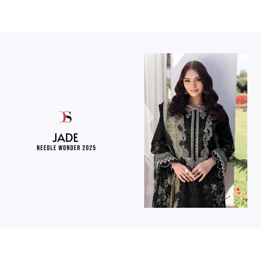 JADE NEEDLE WONDER 25 BY DEEPSY SUITS (Cotton Dupatta)