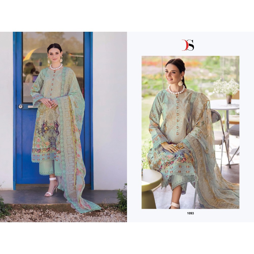 JADE NEEDLE WONDER 25 BY DEEPSY SUITS (Cotton Dupatta)