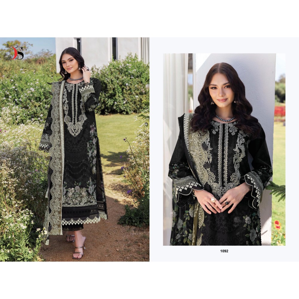 JADE NEEDLE WONDER 25 BY DEEPSY SUITS (Cotton Dupatta)