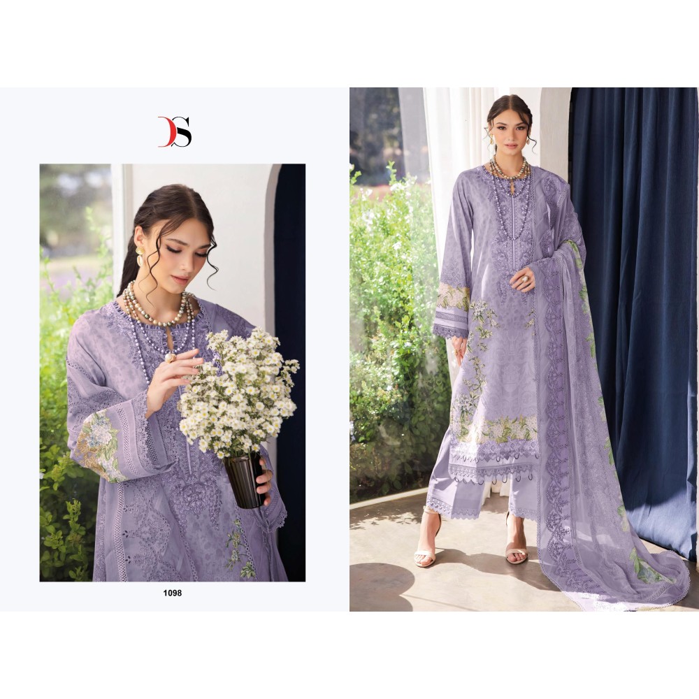 JADE NEEDLE WONDER 25 BY DEEPSY SUITS (Cotton Dupatta)