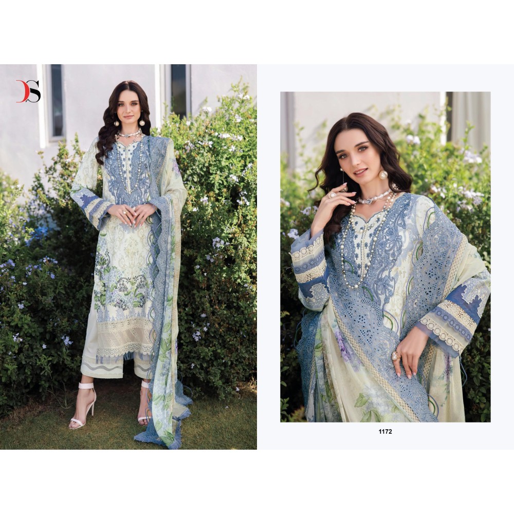 JADE NEEDLE WONDER 25-2 BY DEEPSY SUITS (Cotton Dupatta)