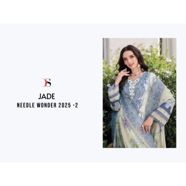 JADE NEEDLE WONDER 25-2 BY DEEPSY SUITS (Cotton Dupatta)