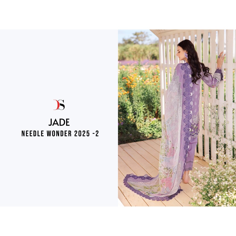 JADE NEEDLE WONDER 25-2 BY DEEPSY SUITS (Cotton Dupatta)