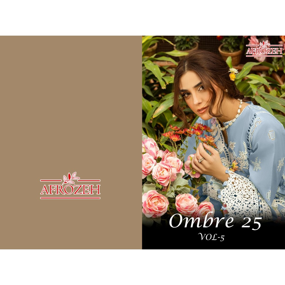 JADE OMBRE AFROZEH VOL 5 (Cotton Dupatta)