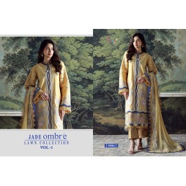 JADE OMBRE LAWN COLLECTION VOL 1 SHREE (Cotton Dupatta)
