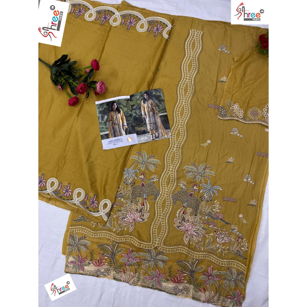 JADE OMBRE LAWN COLLECTION VOL 1 SHREE (Cotton Dupatta)