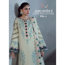 JADE OMBRE LAWN COLLECTION VOL 1 SHREE (Cotton Dupatta)