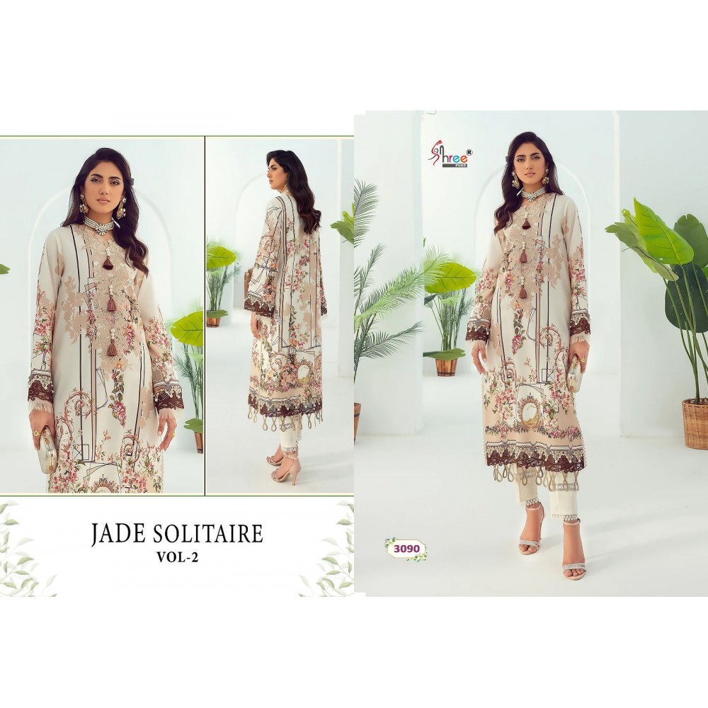 JADE SOLITAIRE 2 SHREE (Cotton Dupatta)