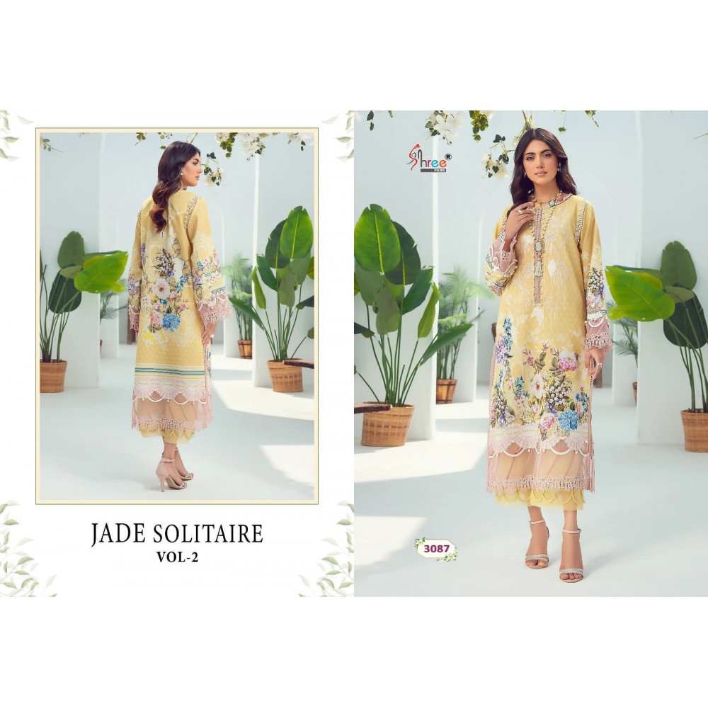 JADE SOLITAIRE 2 SHREE (Cotton Dupatta)