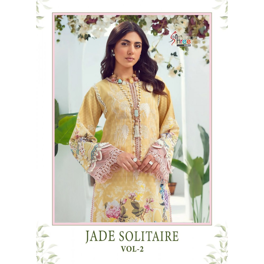 JADE SOLITAIRE 2 SHREE (Cotton Dupatta)