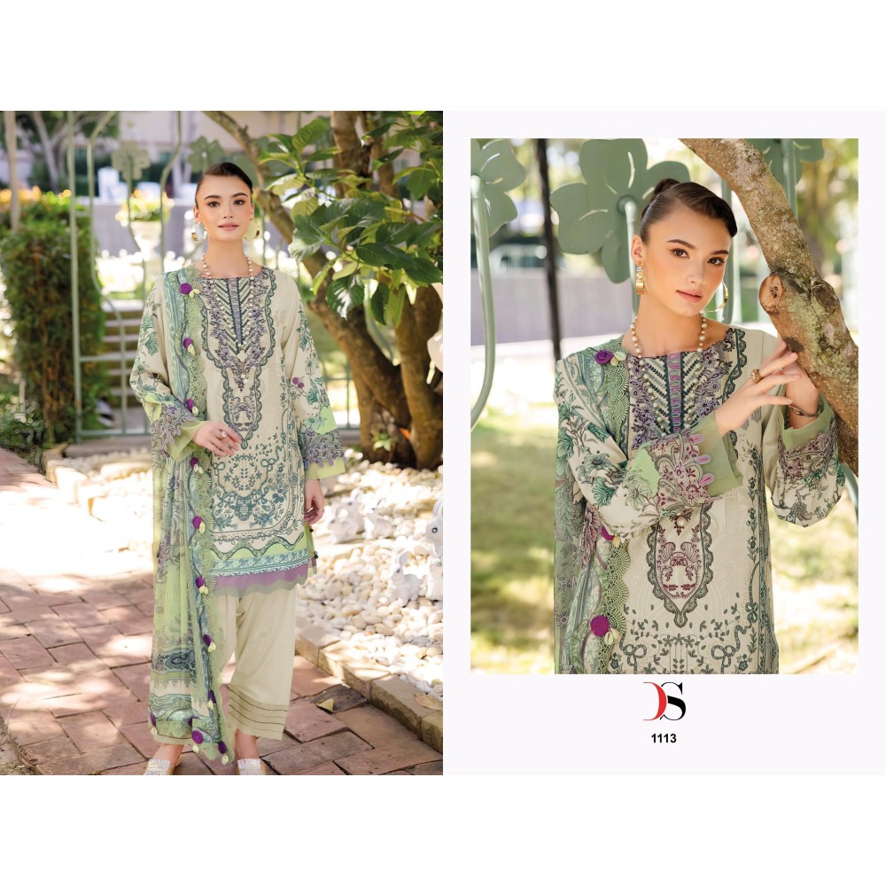 JADE URBAN LAWN 25-2 DEEPSY (Chiffon Dupatta)