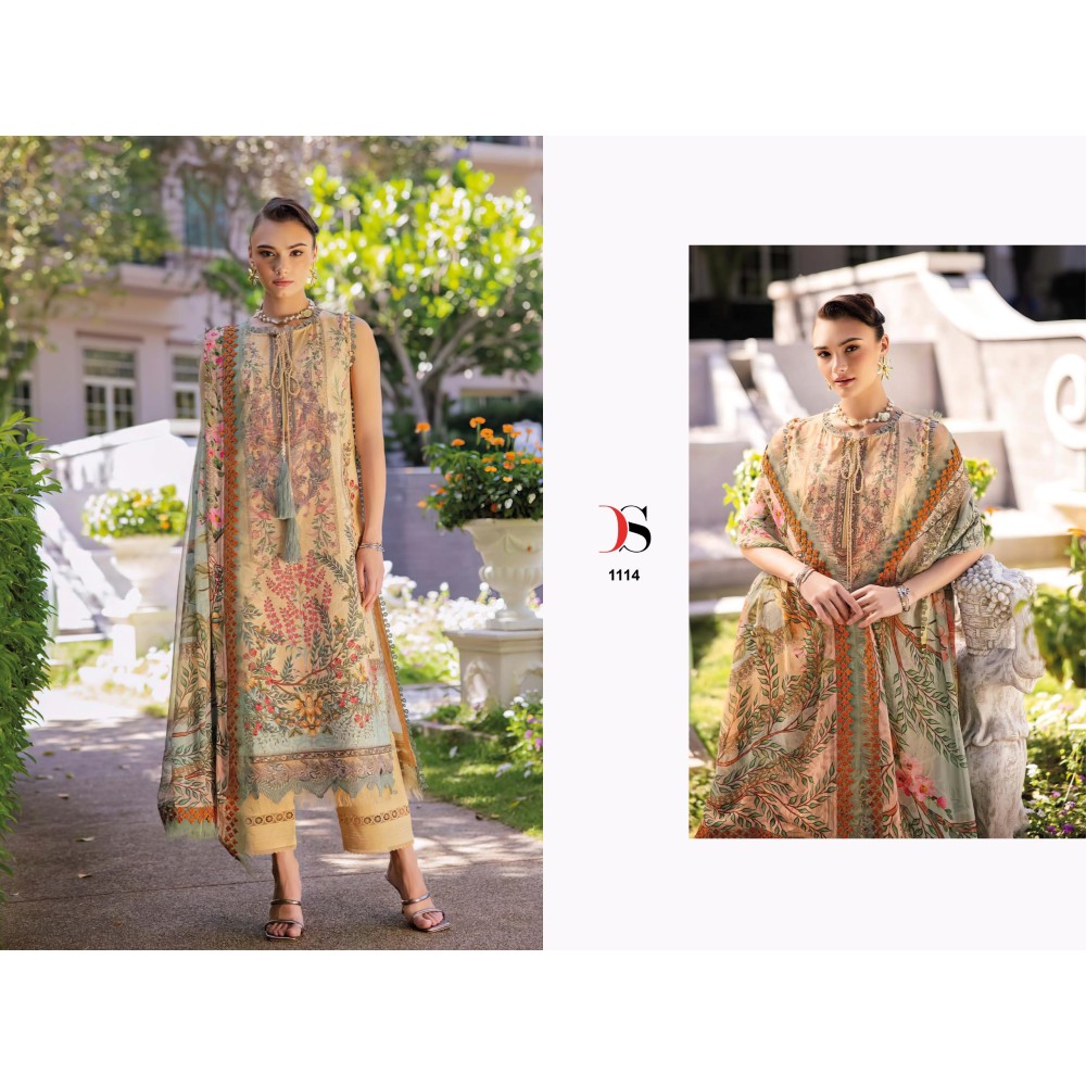 JADE URBAN LAWN 25-2 DEEPSY (Chiffon Dupatta)