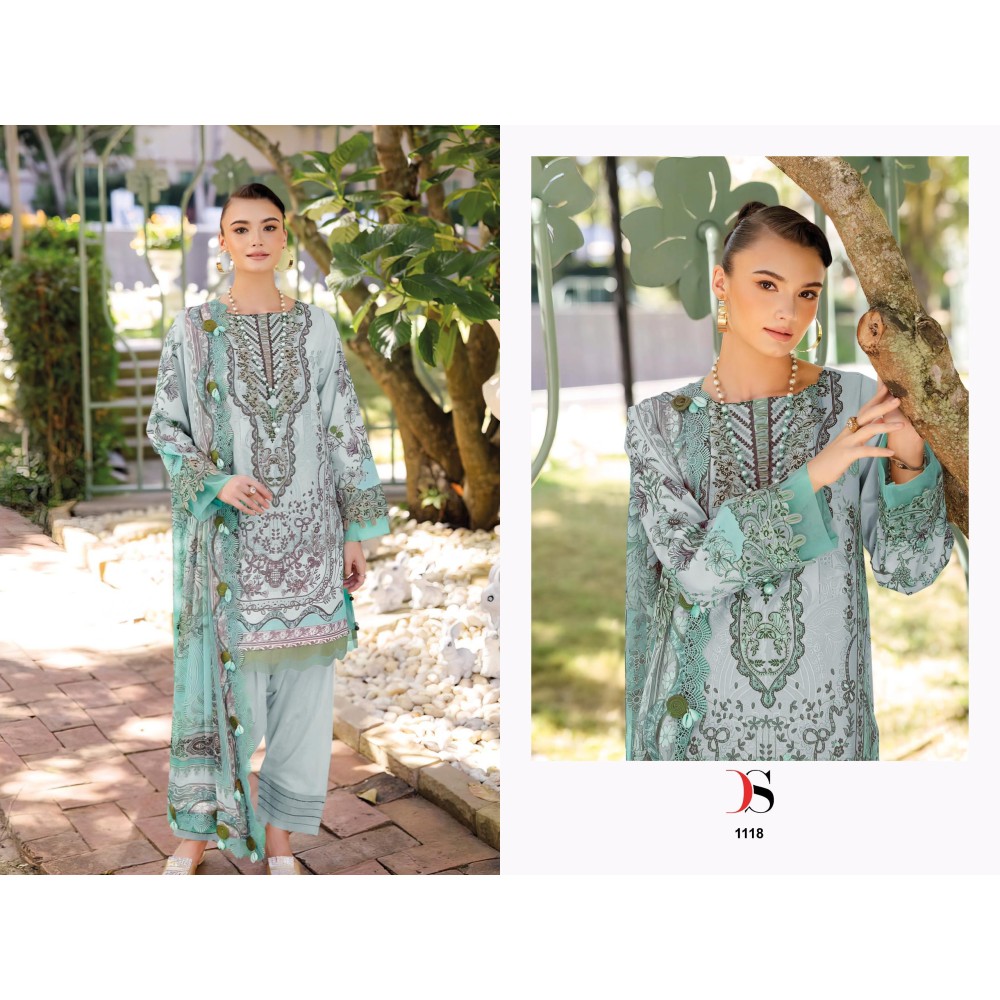 JADE URBAN LAWN 25-2 DEEPSY (Chiffon Dupatta)