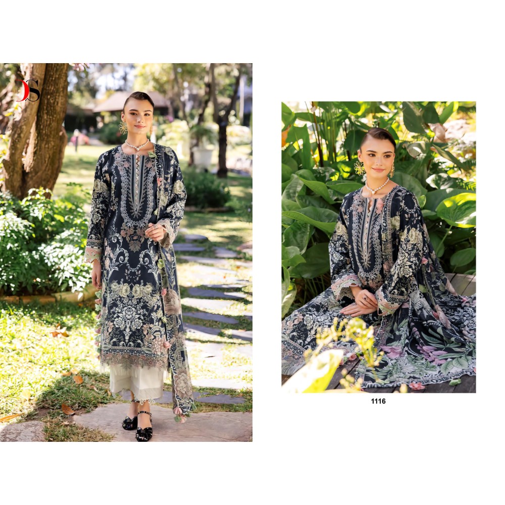 JADE URBAN LAWN 25-2 DEEPSY (Chiffon Dupatta)