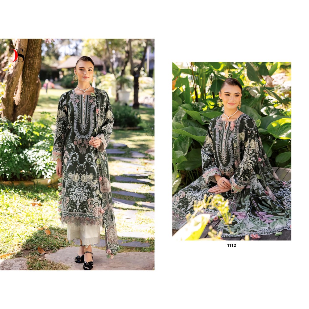 JADE URBAN LAWN 25-2 DEEPSY (Chiffon Dupatta)