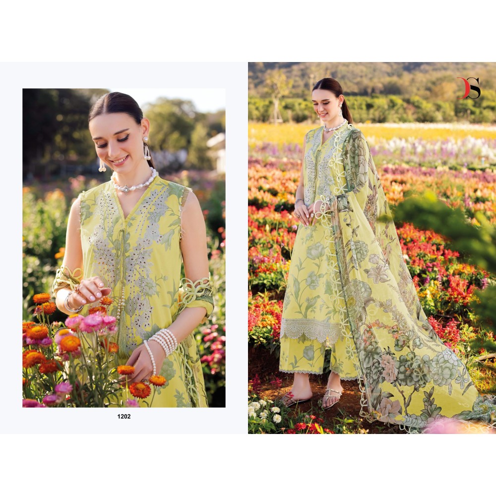JADE URBAN LAWN 25-3 DEEPSY (Cotton Dupatta)
