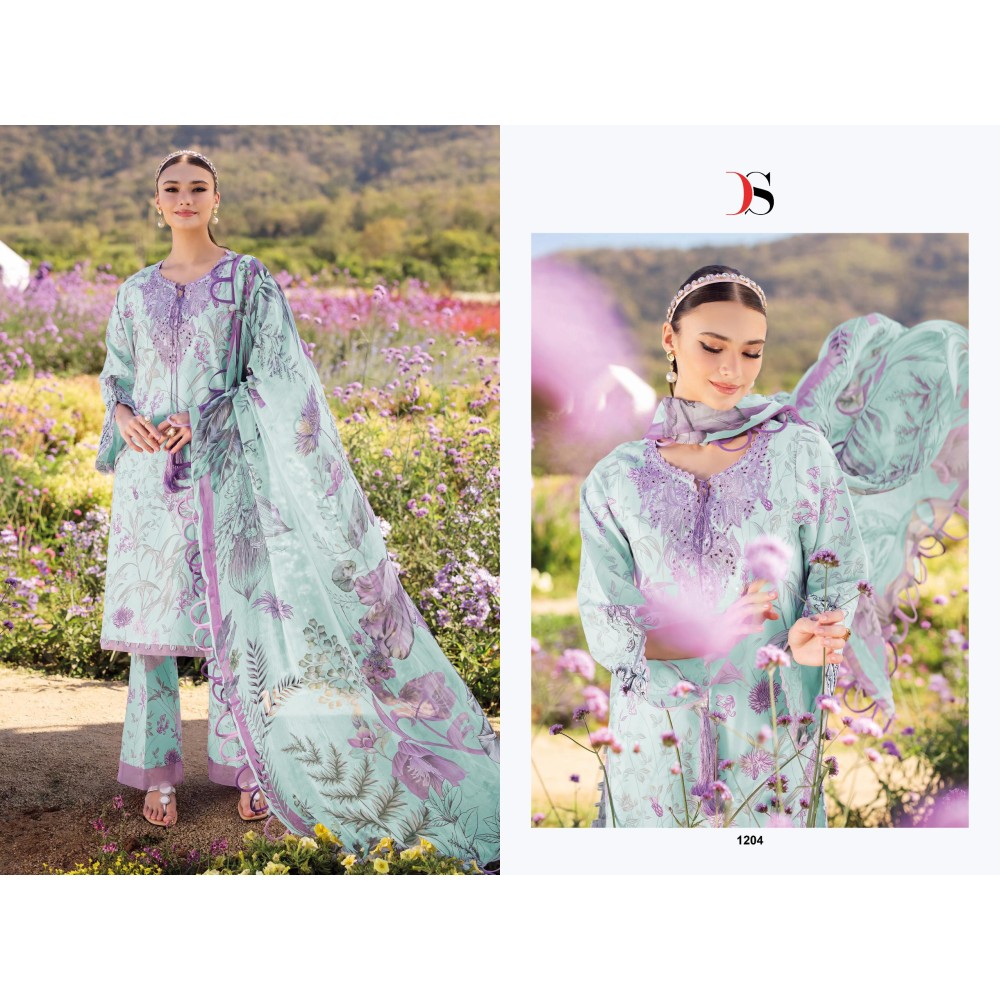 JADE URBAN LAWN 25-3 DEEPSY (Cotton Dupatta)