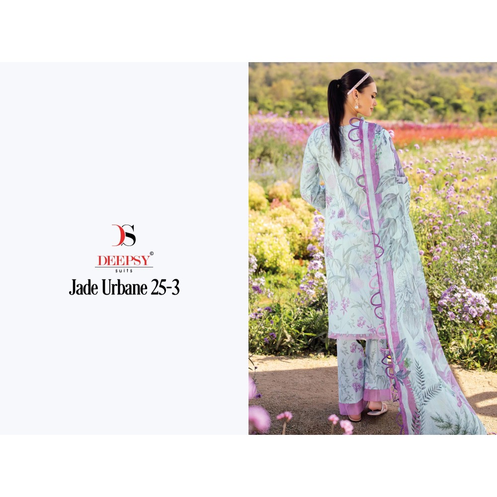 JADE URBAN LAWN 25-3 DEEPSY (Cotton Dupatta)