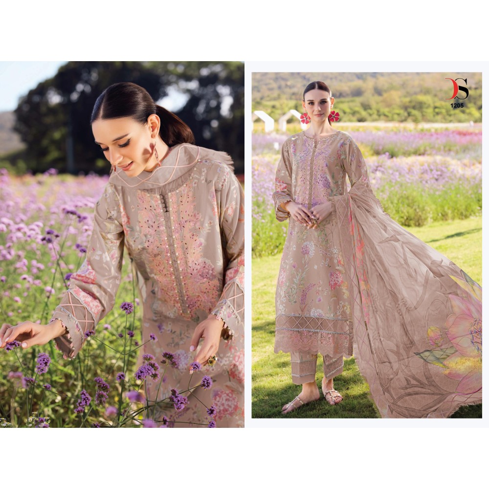 JADE URBAN LAWN 25-3 DEEPSY (Cotton Dupatta)